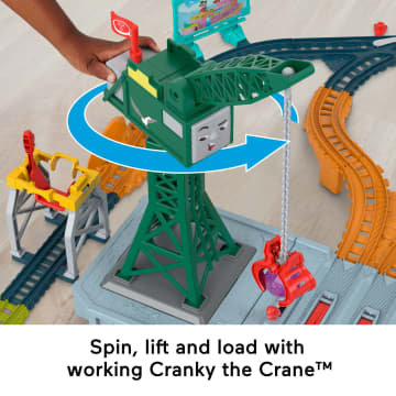 Fisher-Price Thomas & Friends Talking Cranky Delivery Train Set