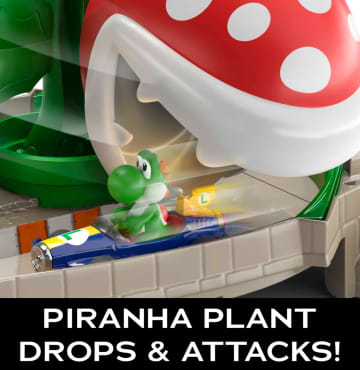 Hot Wheels Mariokart Piranha Plant Slide Track Set