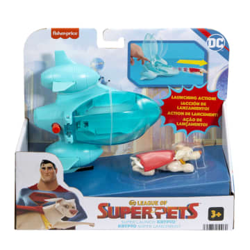 Fisher-Price Dc League Of Super-Pets Super Launch - Krypto