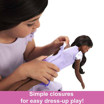 Barbie - Ma Première Barbie - Poupée Brooklyn - Poupée Mannequin  - 3 Ans Et +