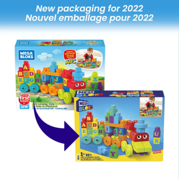 Mega Bloks® Pociąg ABC Zabawka z klockami dla dzieci