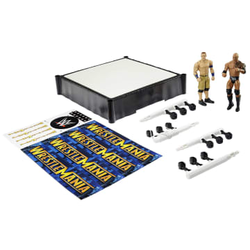 WWE WrestleMania The Rock vs John Cena Superstar Ring Bundle - Image 2 of 5