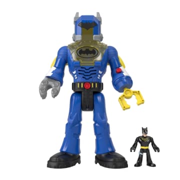 Imaginext Dc Super Friends Batman Collezione Giocattoli, Personaggi Insider E Robot Con Luci E Suoni