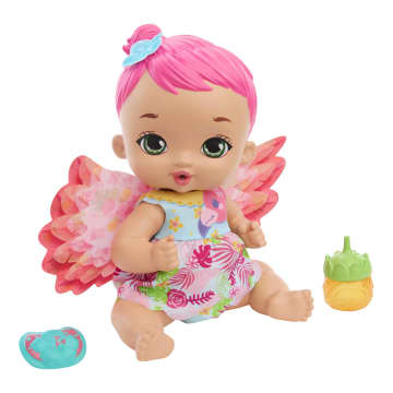 My Garden Baby-Bébé Flamant Rose Boit Et Fait Pipi-Poupée 30 Cm