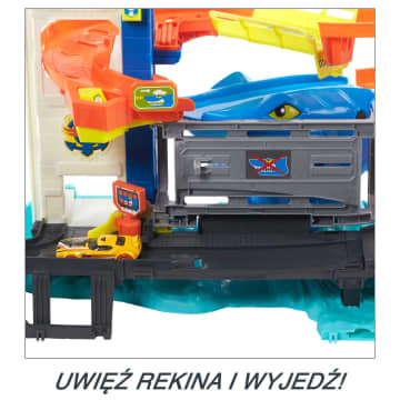 Hot Wheels® City Miejski port - Atak rekina Zestaw