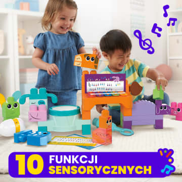 Mega Bloks Fisher-Price Muzykalne Zwierzątka Z Farmy Muzyczny Zestaw Sensoryczny