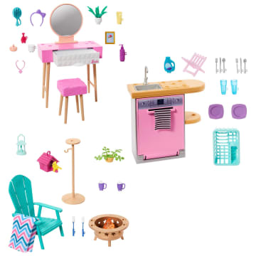 Barbie'nin Ev Dekorasyonu Oyun Setleri