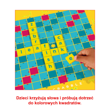 Scrabble® Junior Gra słowna dla dzieci
