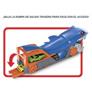 Hot Wheels Remolque de tiburón de transporte