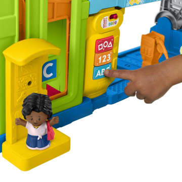 Conjunto De Juego Infantil Taller De Aprendizaje Luminoso De Little People De Fisher-Price Con 5Piezas De Juego, Versión Multilingüe