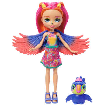 Enchantimals Gün Işığı Plajı Tukan Trippi Bebek Ve Hayvan Figürü