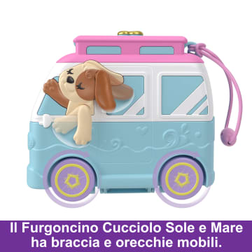 Polly Pocket Furgoncino Cucciolo Sole E Mare, Giocattolo Da Viaggio, Bambole E Playset - Image 3 of 6
