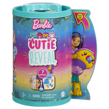 Barbie Cutie Reveal Ζωάκια Ζούγκλας Κούκλα