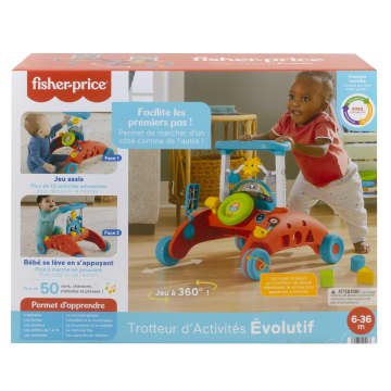 Fisher-Price - Trotteur D'Activités Evolutif- Jouet D'Éveil - 6 Mois Et +