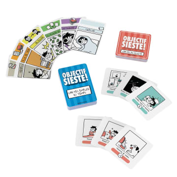 Mattel Games - Objectif Sieste ! - Jeu de cartes Procrastination - Jeu de société Famille - 7 ans et + - Image 2 of 6
