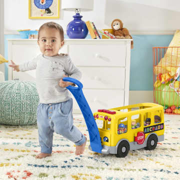 Autobús Escolar Amarillo Grande De Little People De Fisher-Price - Imagen 4 de 5