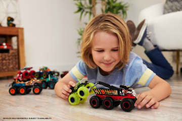 Hot Wheels Monster Trucks Big Rigs, 1:64 Scale Die-Cast Toy Truck With 6 Wheels (Styles May Vary) - Image 2 of 6