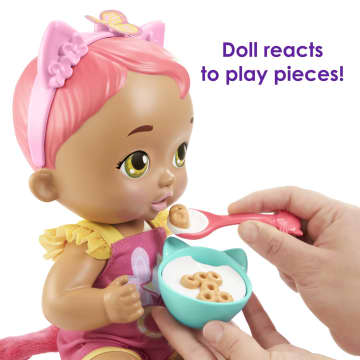 My Garden Baby Snack & Snuggle Baby Kitten Doll | HHP29 | MATTEL