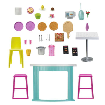 Barbie Cook 'n Grill Restaurant Muñeca y conjunto de juego