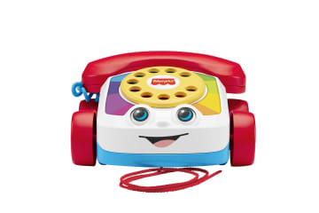 Fisher-Price Chatter Telephone Baby And Toddler Pull Toy Phone With Rotary Dial - Image 4 of 7