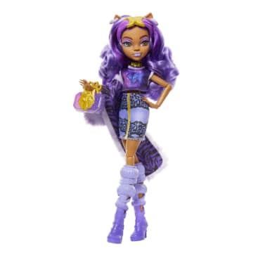 Monster High - Casiers Secrets De Clawdeen Wolf Look Irisé - Poupée - 4 Ans Et +