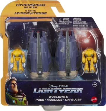 Lightyear Flight Scale Ships Asst – Cyclops + Enemy Fighter Ship