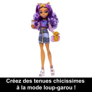 Monster High - Casiers Secrets De Clawdeen Wolf Look Irisé - Poupée - 4 Ans Et +