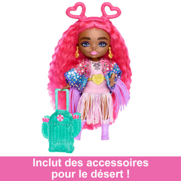 Barbie Extra Minis-Barbie Extra Cool-Voyage Et Tenue Pour Le Désert - Imagen 3 de 7