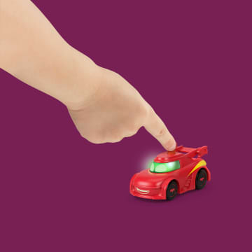 Fisher-Price Dc Batwheels Lichtgevend Speelgoedauto'S Op Schaal Van 1:55 Redbird En Batwing, 2 Stuks - Image 3 of 6