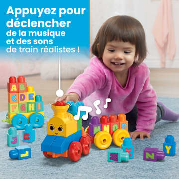 Mega Bloks - Le Train De L’Alphabet - Cubes De Construction Préscolaires - Jouet De Construction - 12 Mois Et + - Image 3 of 7