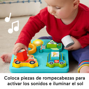 Fisher-Price Juguete Con Formas Y Sonidos Puzzle De Vehículos