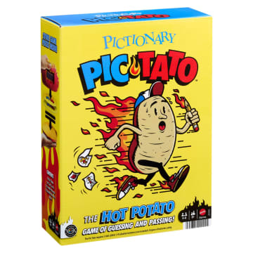 Pictionary Pic-Tato Hot Potato Game, Talks And Plays Music, Family Game For Kids, Adults And Game Night