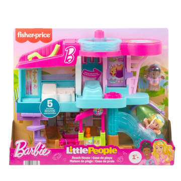 Fisher-Price Little People Barbie Beach House Toddler Playset With Figures & Accessories - Image 6 of 6