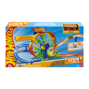 Hot Wheels Rapid Launch & Loop Playset With 1:64 Scale Die-Cast Toy Car, Crash & Track Set - Imagen 6 de 6