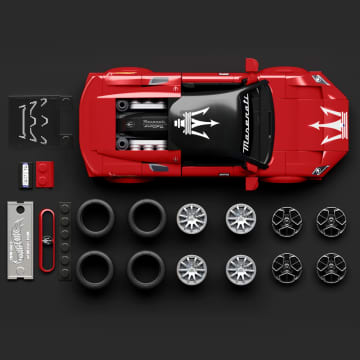 Mattel Brick Shop Hot Wheels Juguete de Construcción Speed Maserati MC20