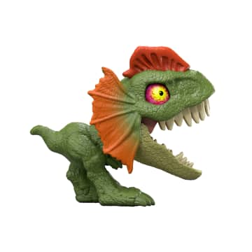 Jurassic World Mighty Little Biters Dinosaur Toy With Bite Action, Eye Change, Collectible Figure - Imagen 5 de 6