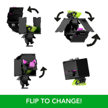 Minecraft Flippin’ Figs 2 Pack Action Figures, 2-in-1 Fidget Play, 3.75-inch Sunny & Ender Dragon - Image 4 of 6