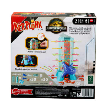 Kerplunk Jurassic World Rebirth Card Game For Kids & Family - Image 6 of 6