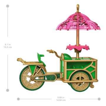 Universal Pictures’ Wicked Emerald City Dessert Cart Toy With Cart, Small Doll & 7 Accessories - Imagem 2 de 6
