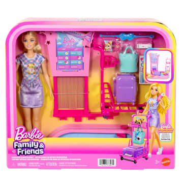 BARBIE Family & Friends Baggage Claim Playset | Mattel
