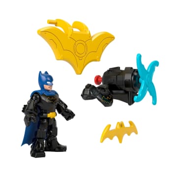 Fisher-Price Imaginext DC Super Friends Metal Force Batman Action Figure & Accessories Set, 3-Inch - Imagen 4 de 6