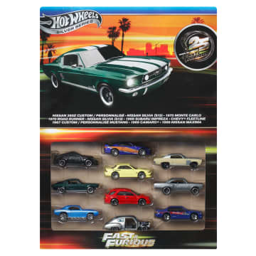 Hot Wheels Fast & Furious-Themed 10-Pack | Mattel