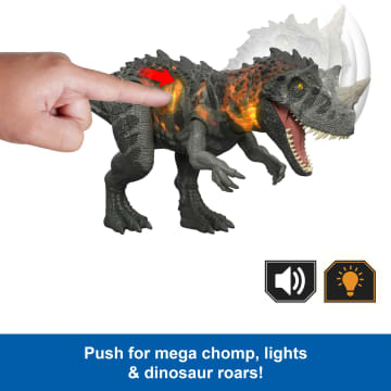 JURASSIC WORLD WILD ROAR Ceratosaurus | Mattel