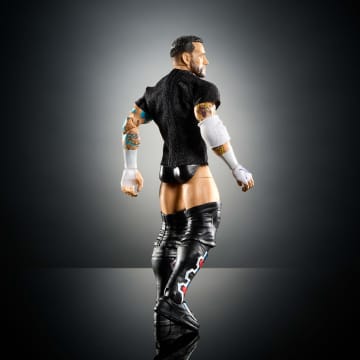 WWE Figura de Acción Elite Cm Punk negro - Imagen 6 de 6