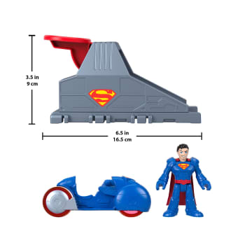 Imaginext DC Super Friends Supermobile Metal Force – Véhicule Superman + Lanceur 2 Disques + Figurine 7,5 Cm – Jouet Action Dès 3 Ans Voiture Action DC Comics Imaginext DC Super Friends Supermobile Metal Force – Véhicule Superman + Lanceur 2 Disques + Figurine 7,5 Cm – Jouet Action Dès 3 Ans Voiture Action DC Comics