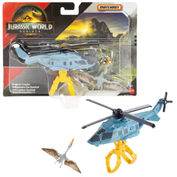 Matchbox Jurassic World Dino Transporter, Toy Car Or Truck & 1-2 Mini Dinosaurs - Imagem 4 de 6