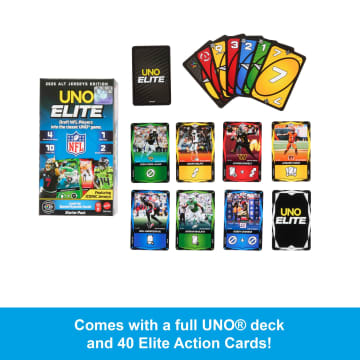 UNO Elite NFL 2025 Alt Jerseys Edition Booster Set Plus With 40 Elite Action Cards (Players May Vary) - Image 3 of 6