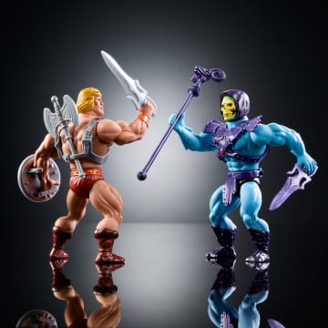 Masters Of The Universe Origins Retro Punching He-Man And Skeletor, 80Th Anniversary Mattel