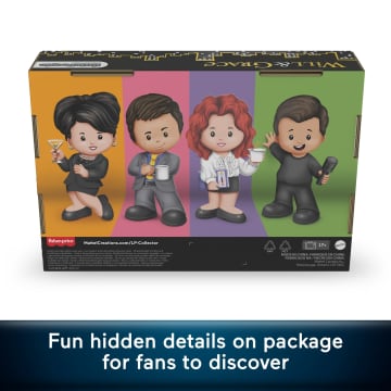Little People Collector Will And Grace Tv Series Special Edition Set For Adults & Fans, 4 Figures - Imagen 4 de 6