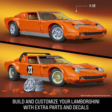Mattel Brick Shop Hot Wheels '71 Lamborghini Miura P400 SV